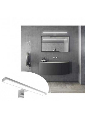 Miroir de salle de bain LED angle arrondi 80*60CM*4mm design moderne