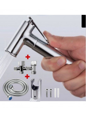 Kit hygiène - douchette WC avec mitigeur et support - à encastrer DISFLEX